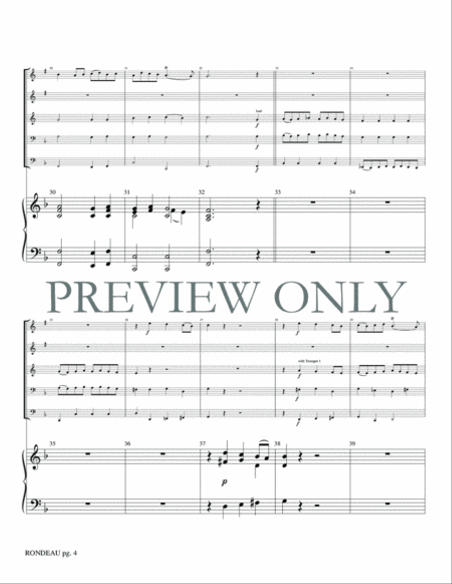 Rondeau Brass Ensemble scores gallery preview page 6