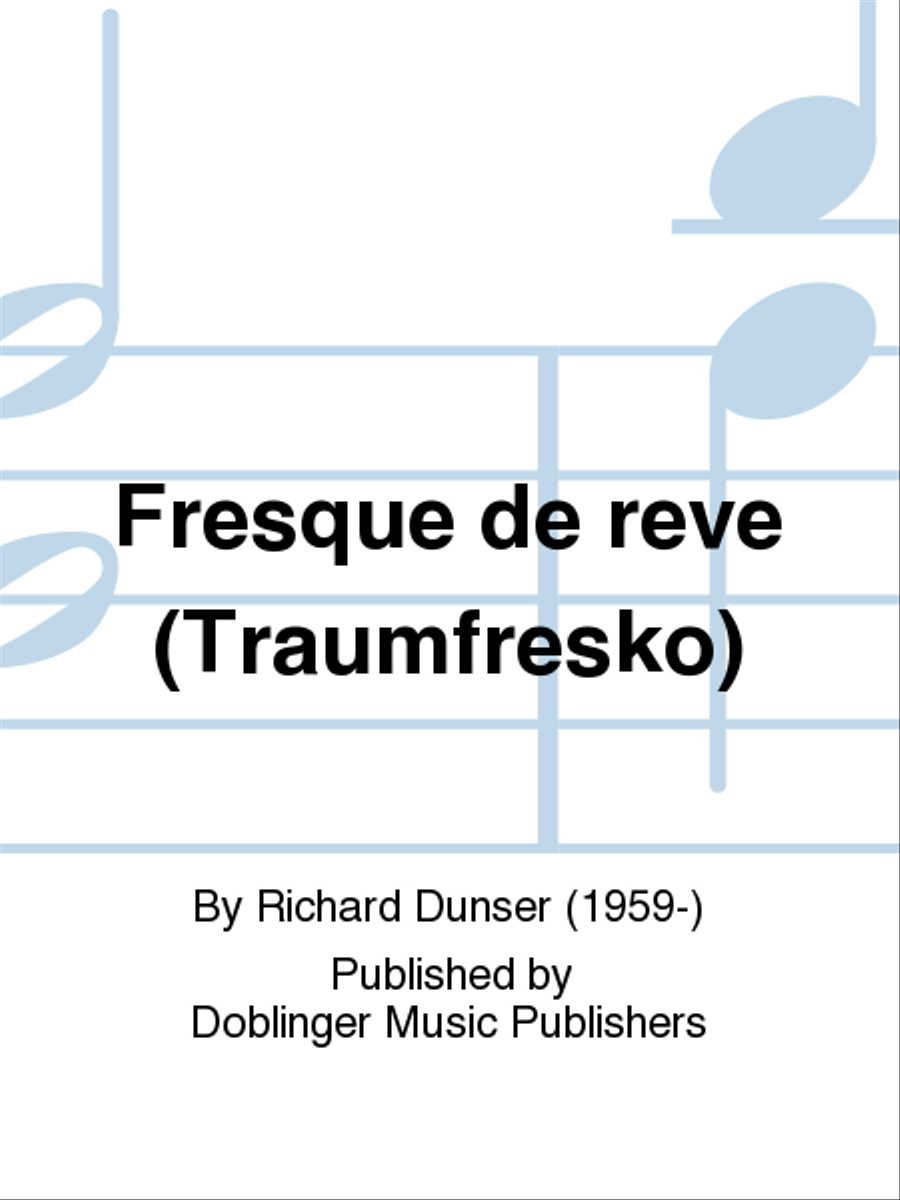 fresque de reve (Traumfresko) Clarinet scores gallery preview page 1