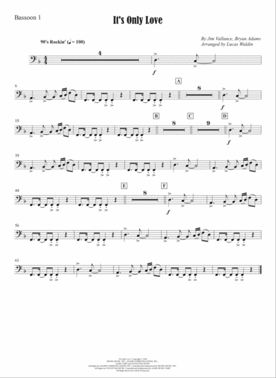 It's Only Love Full Orchestra scores gallery preview page 6
