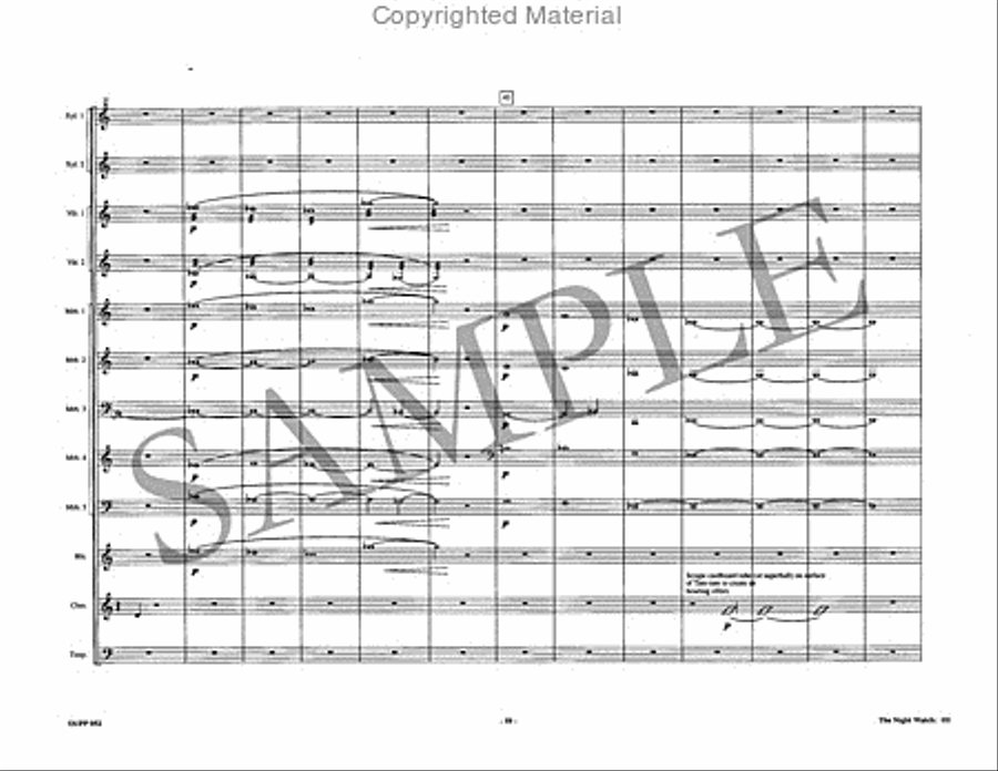 The Night Watch Percussion Ensemble scores gallery preview page 17