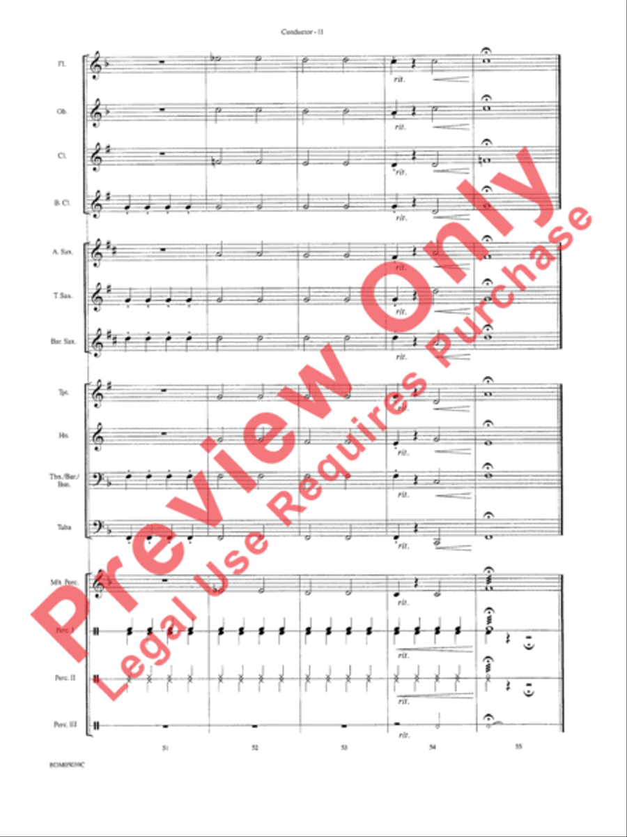 Yo Christmas Tree! (based on O Christmas Tree) Concert Band scores gallery preview page 13