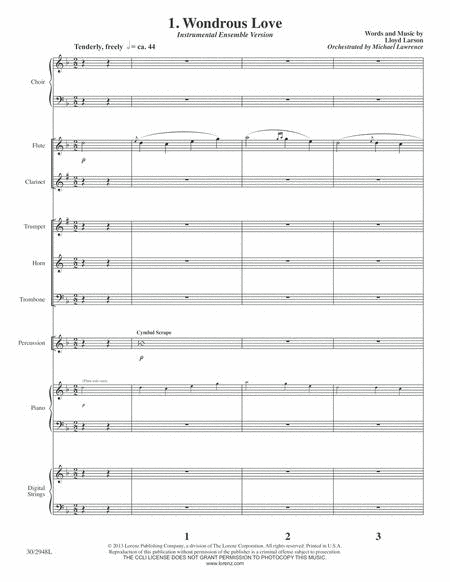 Wondrous Love - Instrumental Ensemble Score