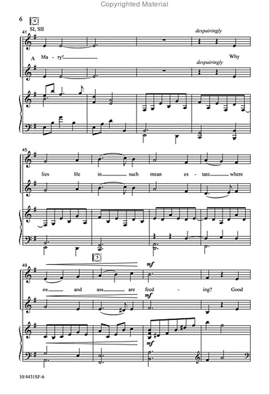 What Child Is This? SSA scores gallery preview page 6