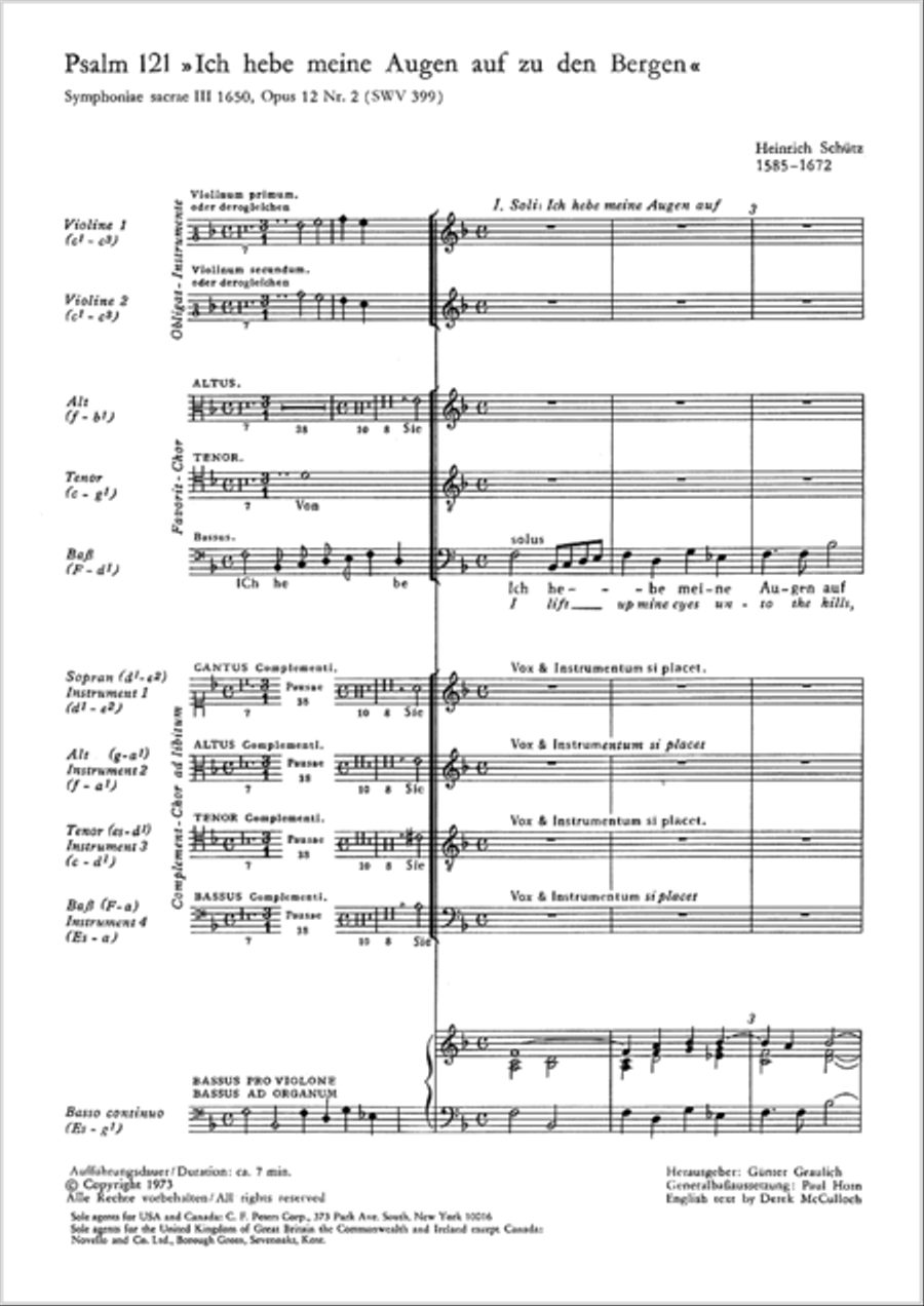 I lift up mine eyes (Ich hebe meine Augen auf zu den Bergen) ATB scores gallery preview page 26