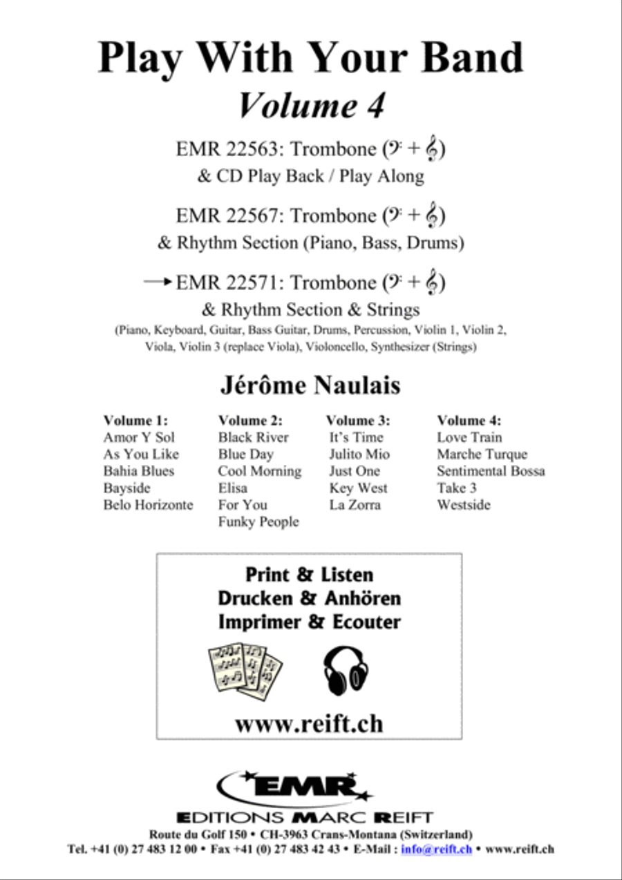 Play With Your Band Volume 4 Trombone scores gallery preview page 2