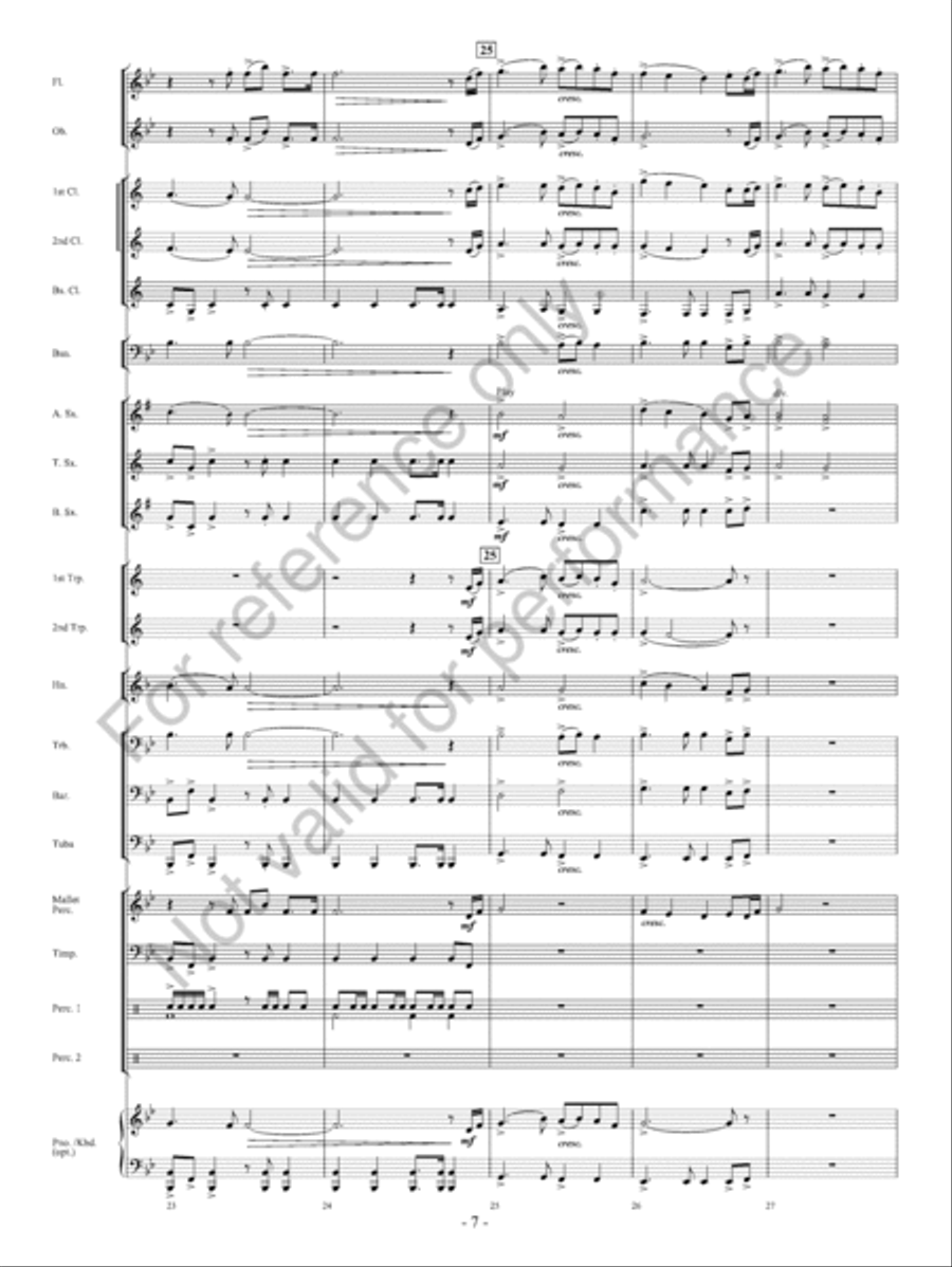Call Of Champions Concert Band scores gallery preview page 8