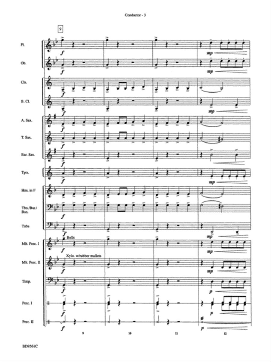 The Tempest: Score Concert Band scores gallery preview page 5
