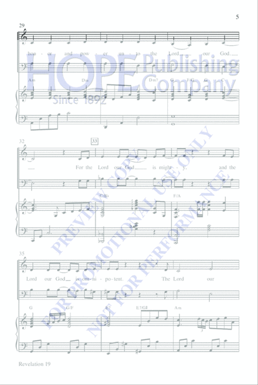Revelation 19 Revelation 19 4-Part scores gallery preview page 5