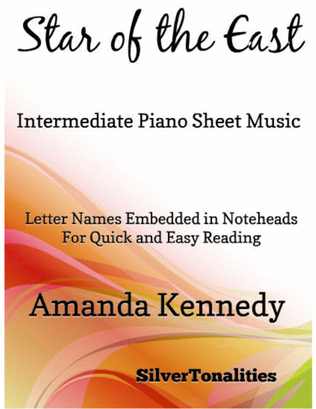 Book cover for Star of the East Easy Intermediate Piano Sheet Music