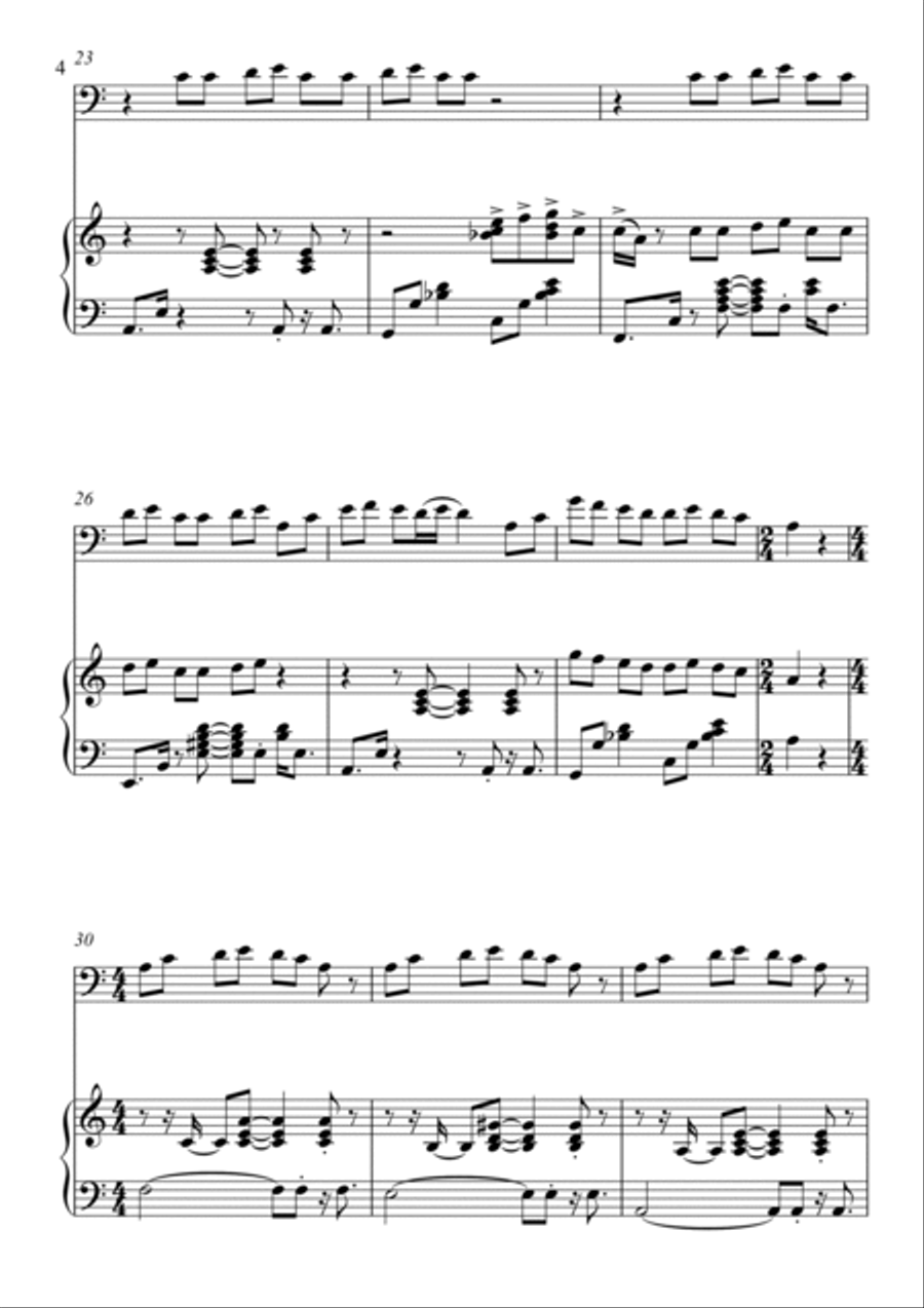 Seven Piano scores gallery preview page 4