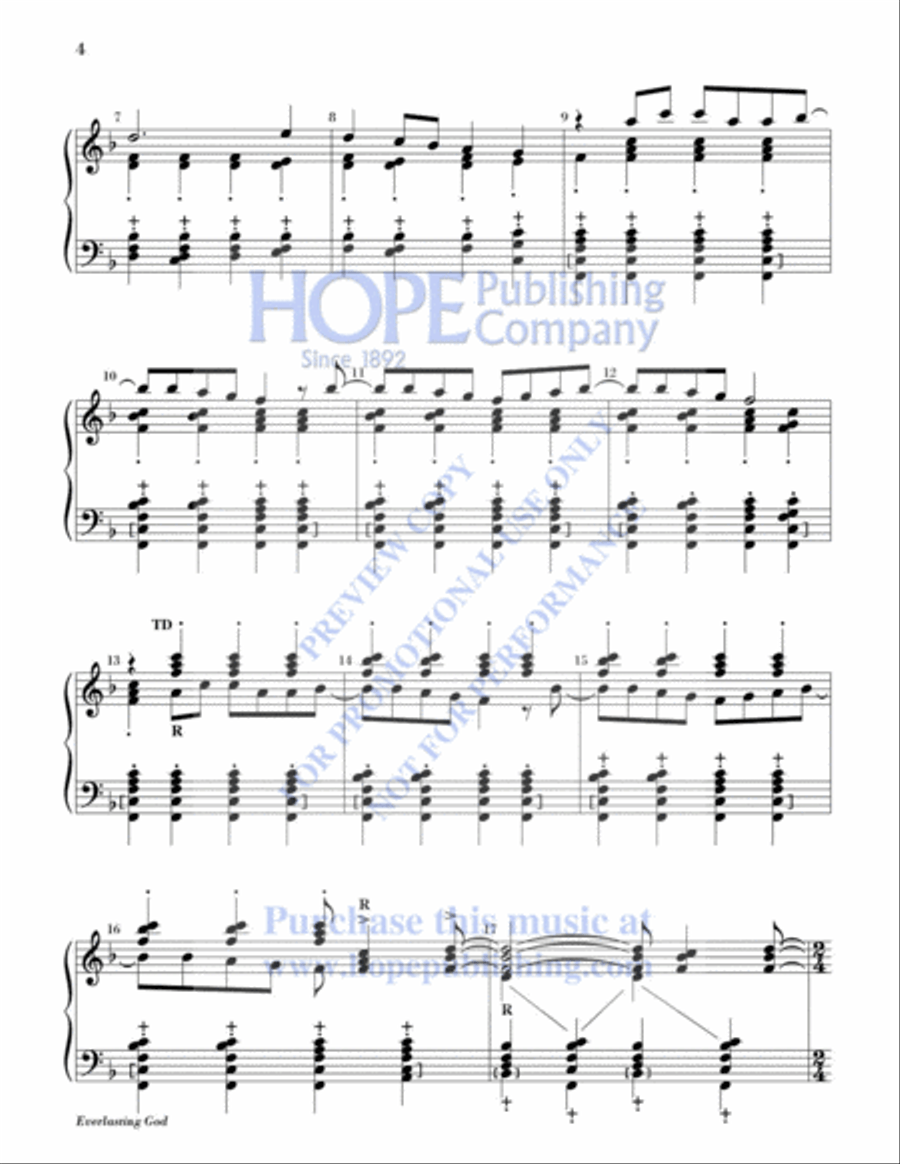 Everlasting God 5-Octaves scores gallery preview page 4