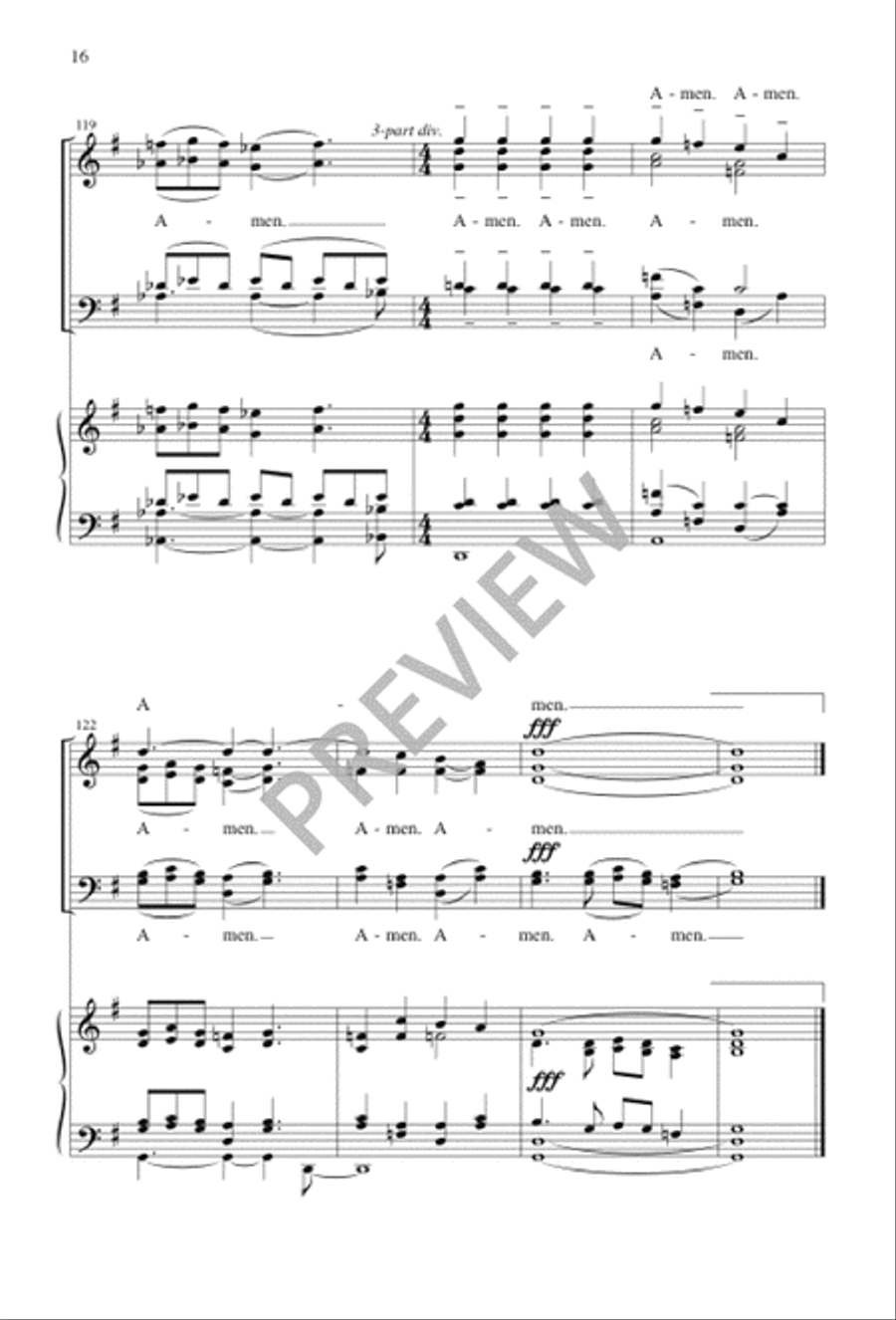 Ven, Creador, Espíritu Divino / Come, Spirit Blest, Creator God 4-Part scores gallery preview page 16