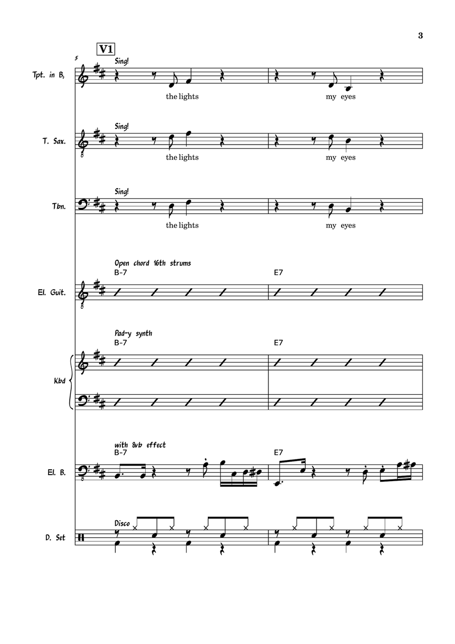Dance The Night Voice scores gallery preview page 6