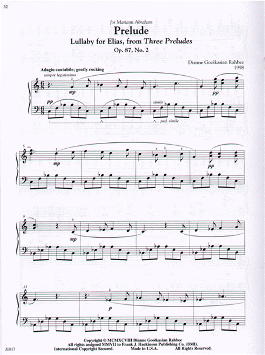 Preludes Piano Solo scores gallery preview page 2
