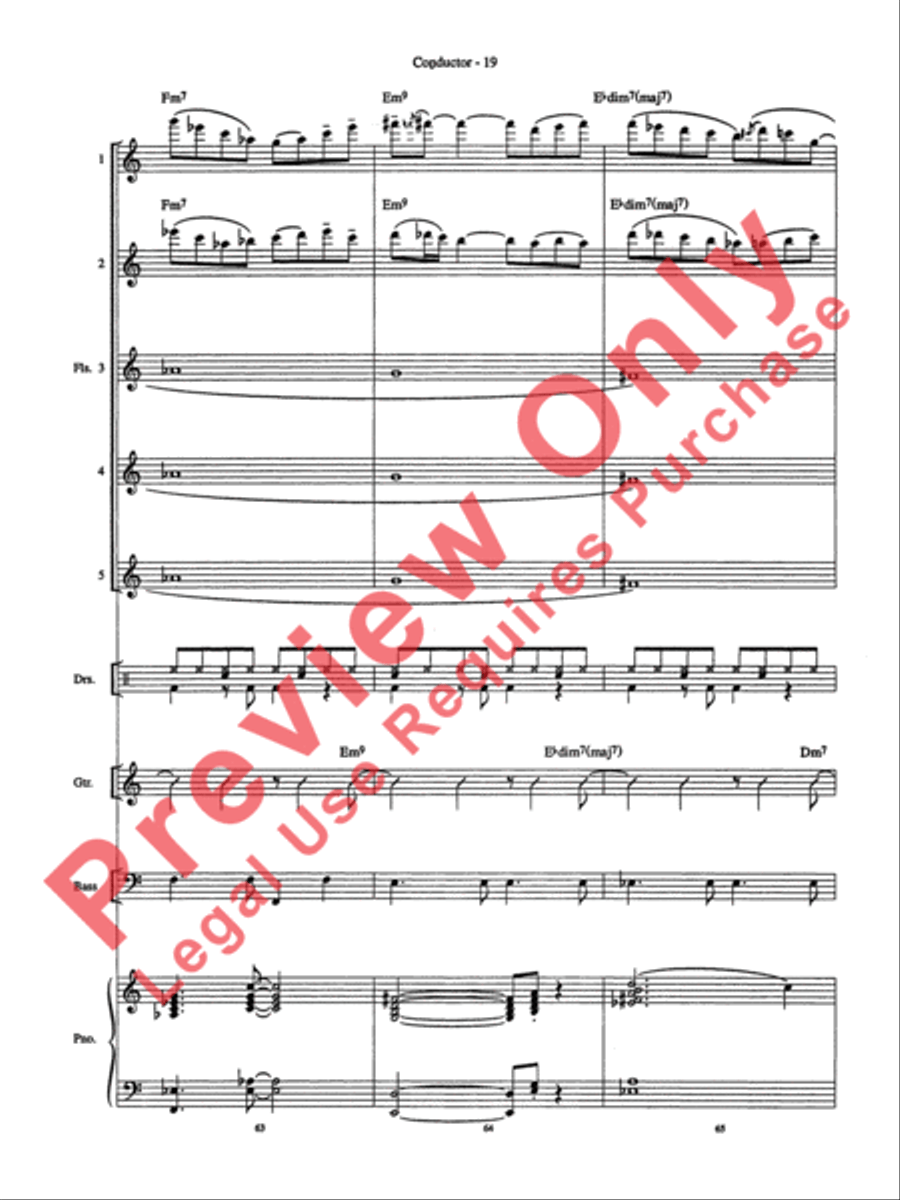 Night and Day Night and Day Flute Choir scores gallery preview page 20