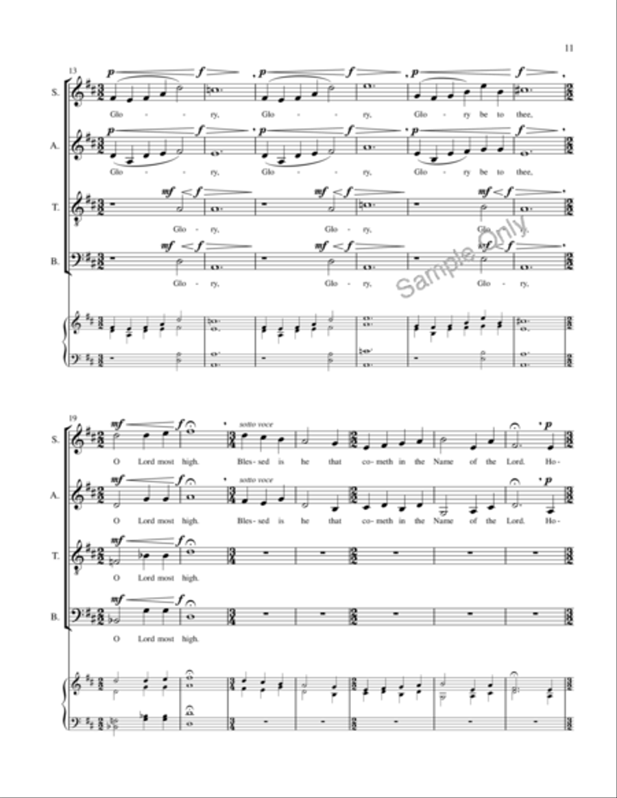 Mass Of St Mary's Mass Of St Mary's 4-Part scores gallery preview page 16