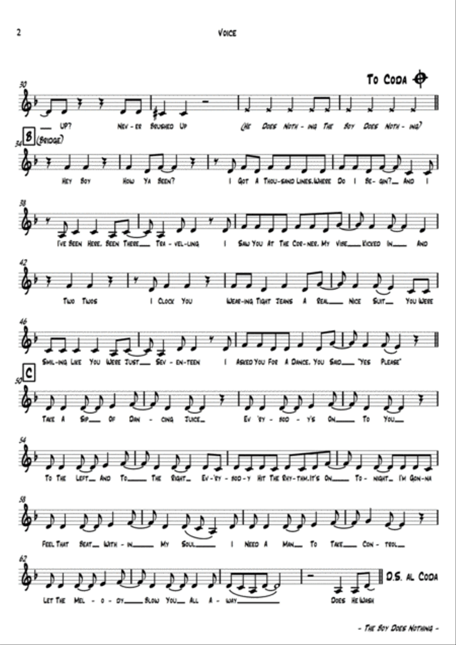 The Boy Does Nothing Jazz Ensemble scores gallery preview page 3