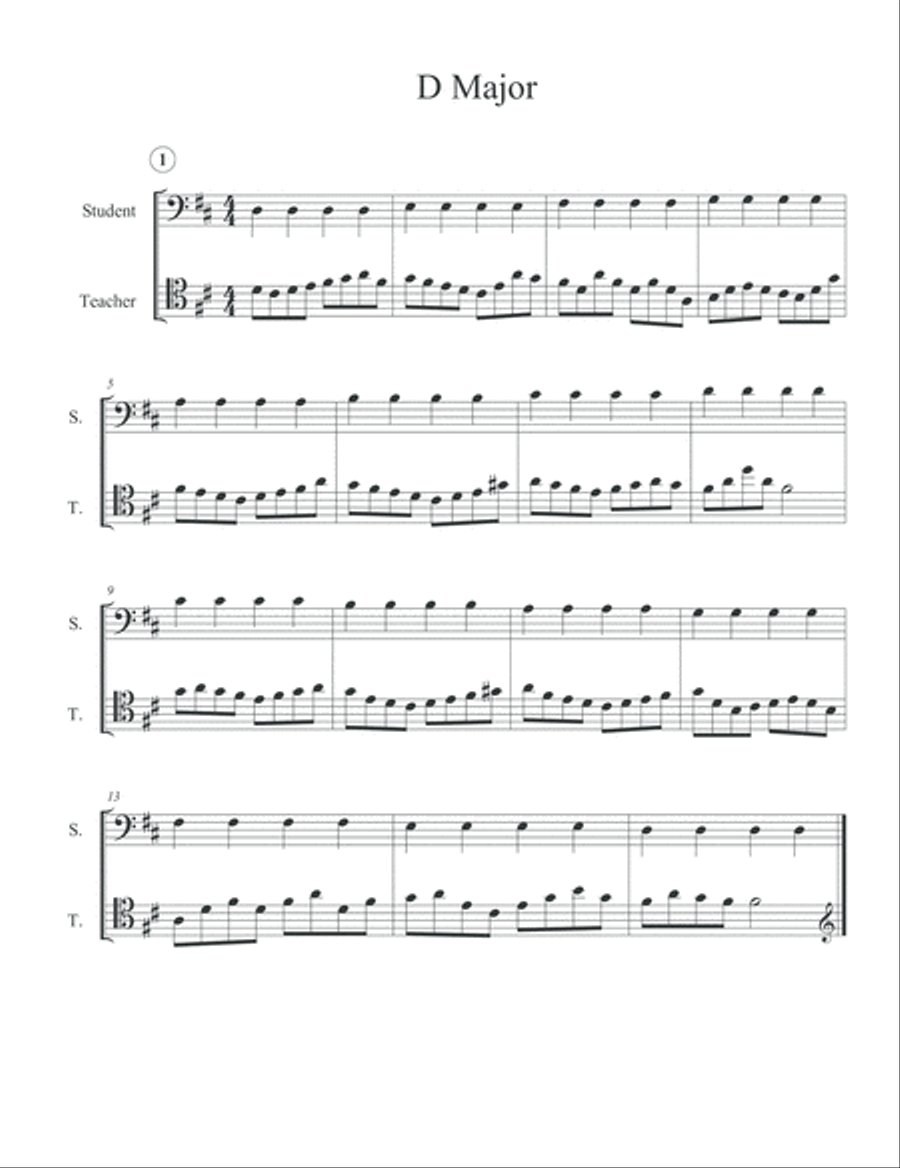 Scale Duets Scale Duets String Duet scores gallery preview page 4