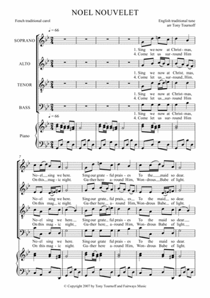Sing we now at Christmas (SATB)