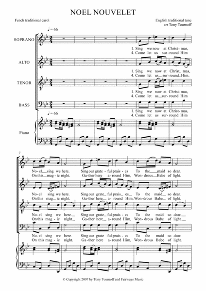 Sing we now at Christmas (SATB) image number null