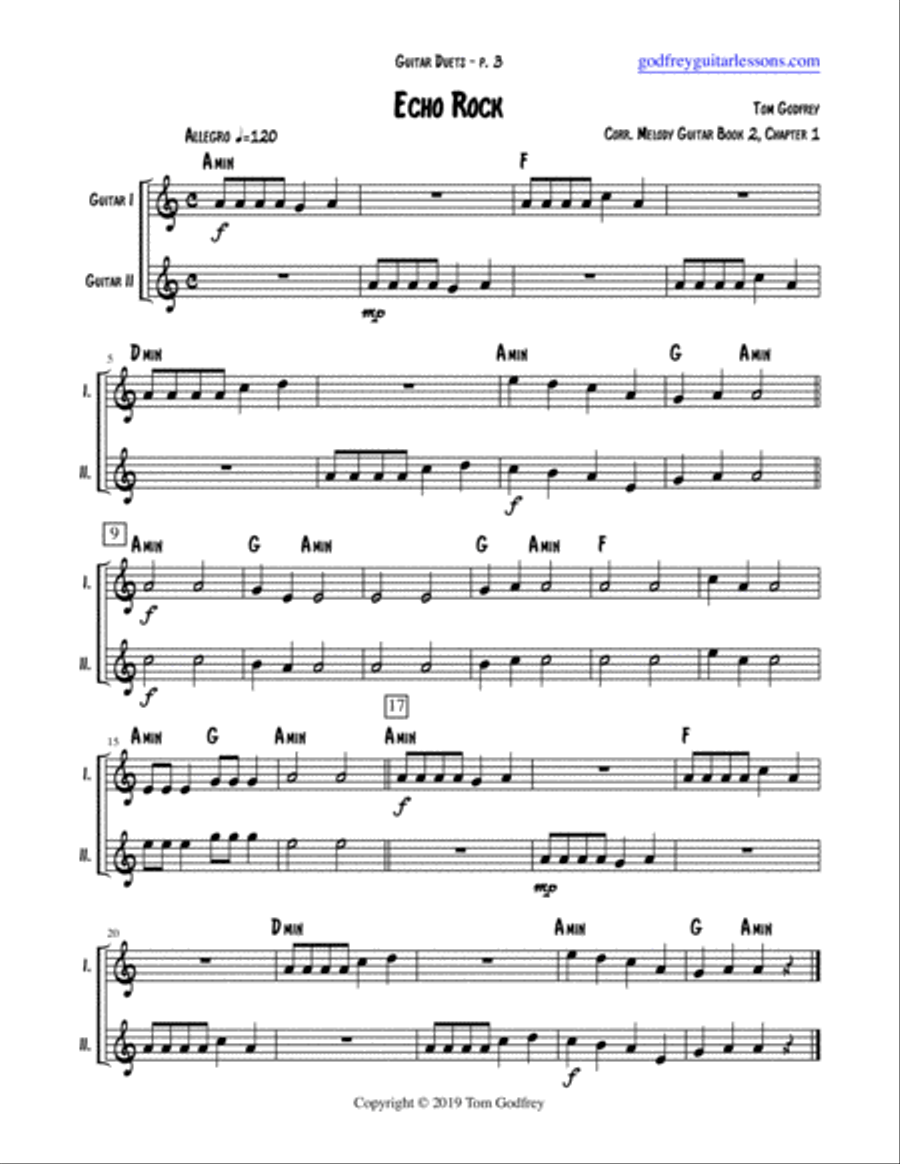 Guitar Duets 2 Acoustic Guitar scores gallery preview page 3