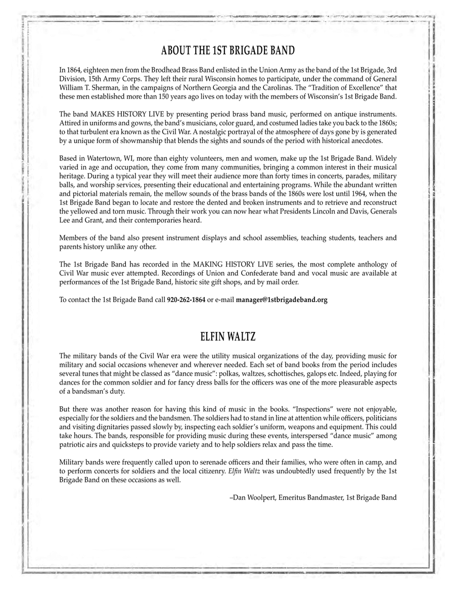 Elfin Waltz - Conductor Score (Full Score) Concert Band scores gallery preview page 2