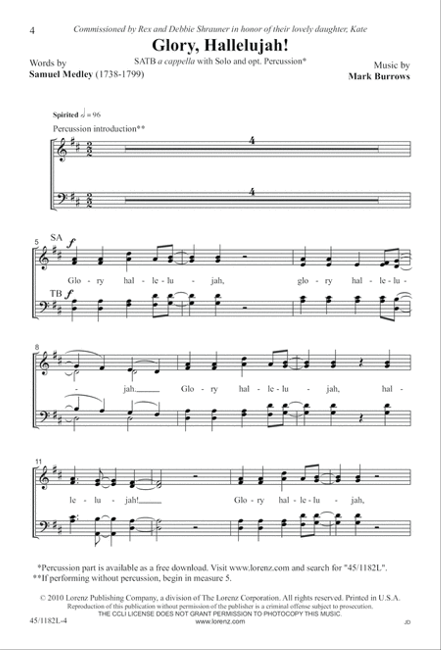 All Around A Cappella All Around A Cappella 4-Part scores gallery preview page 4