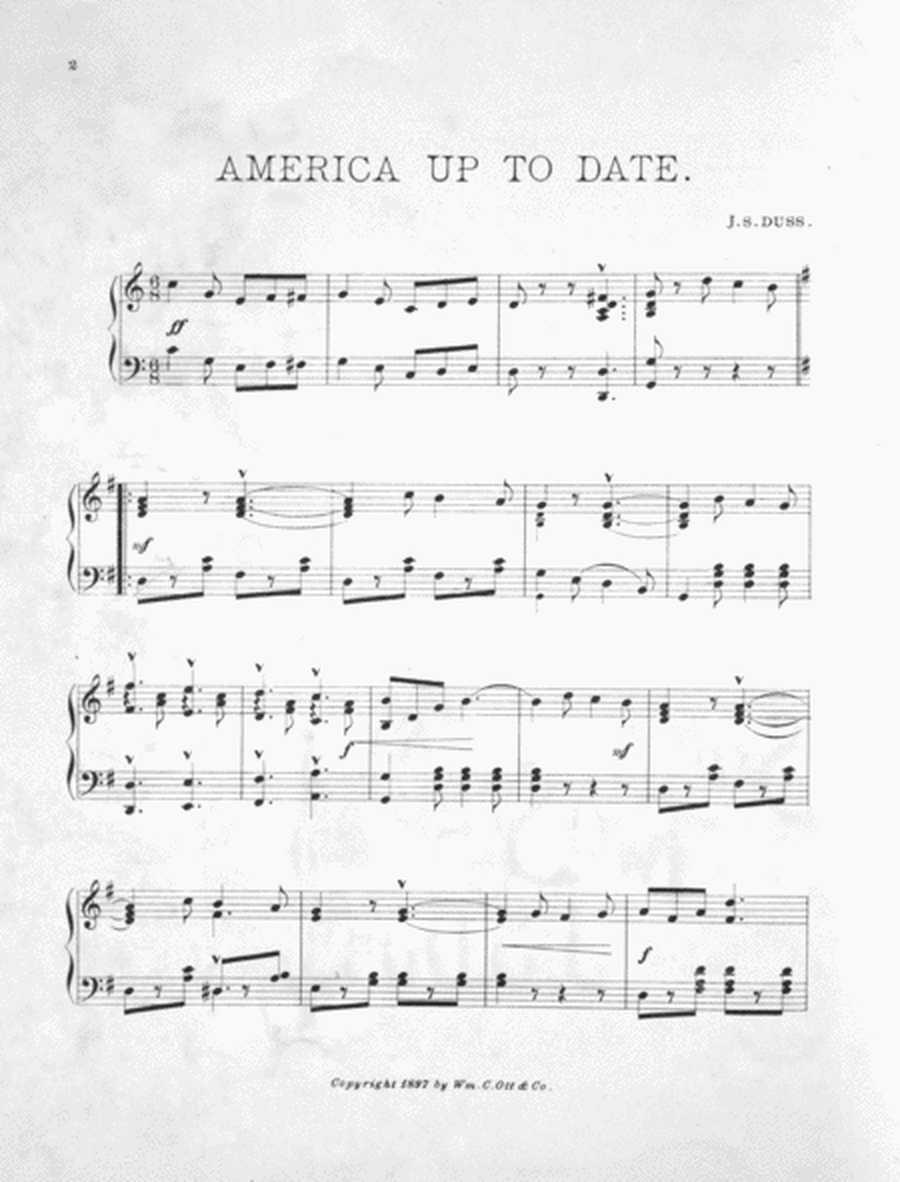 America Up To Date. Song Two Step