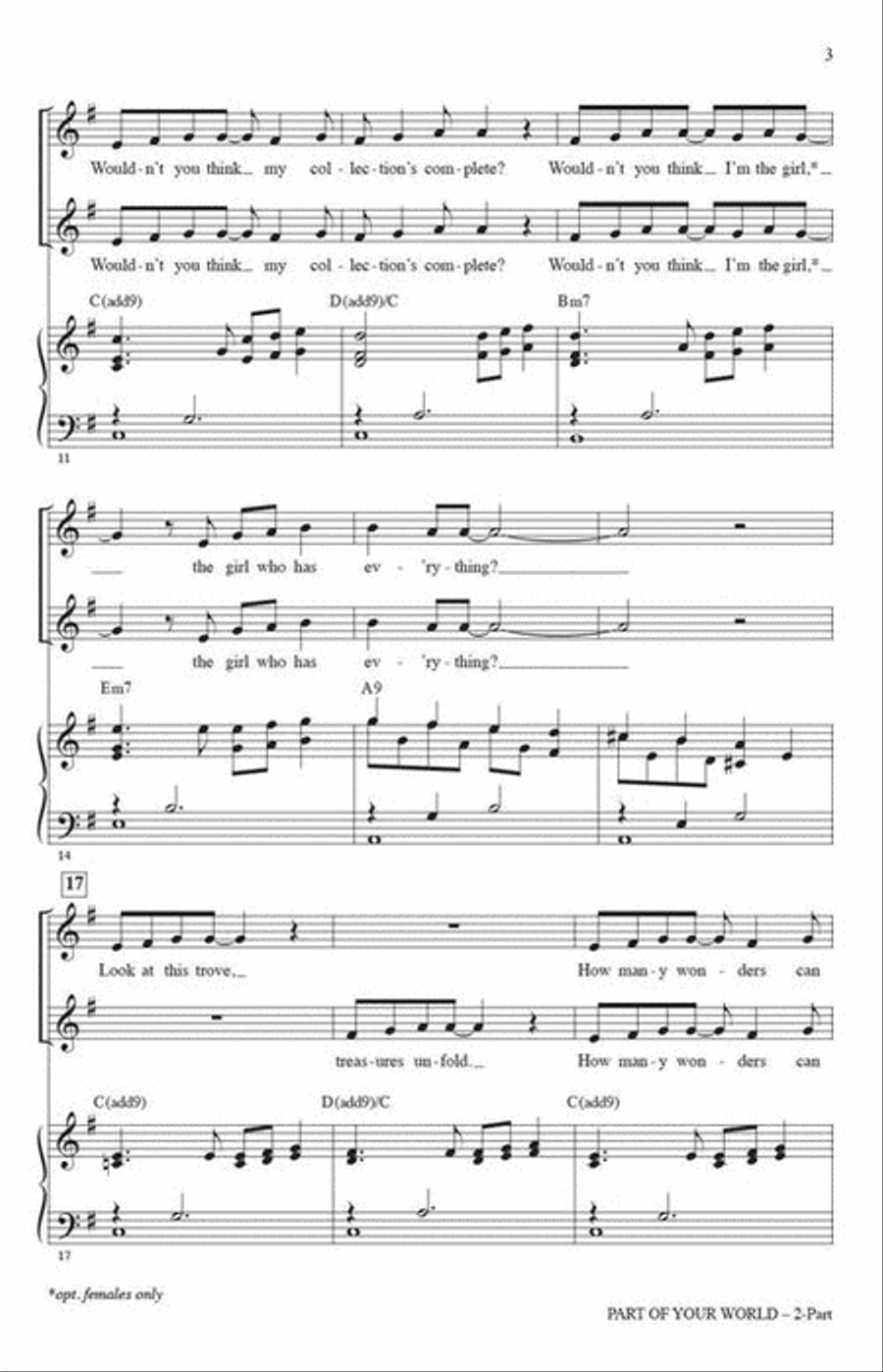 Part of Your World 2-Part scores gallery preview page 4