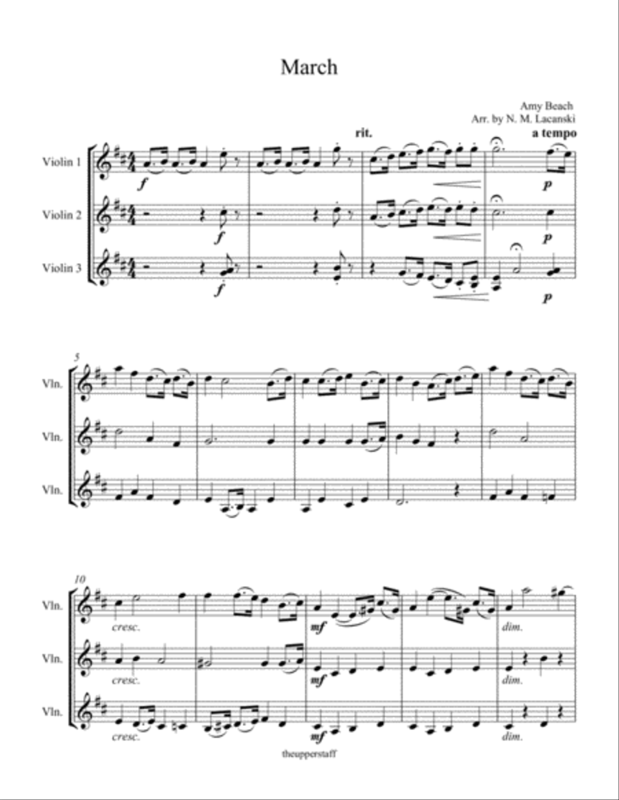 March String Trio scores gallery preview page 2