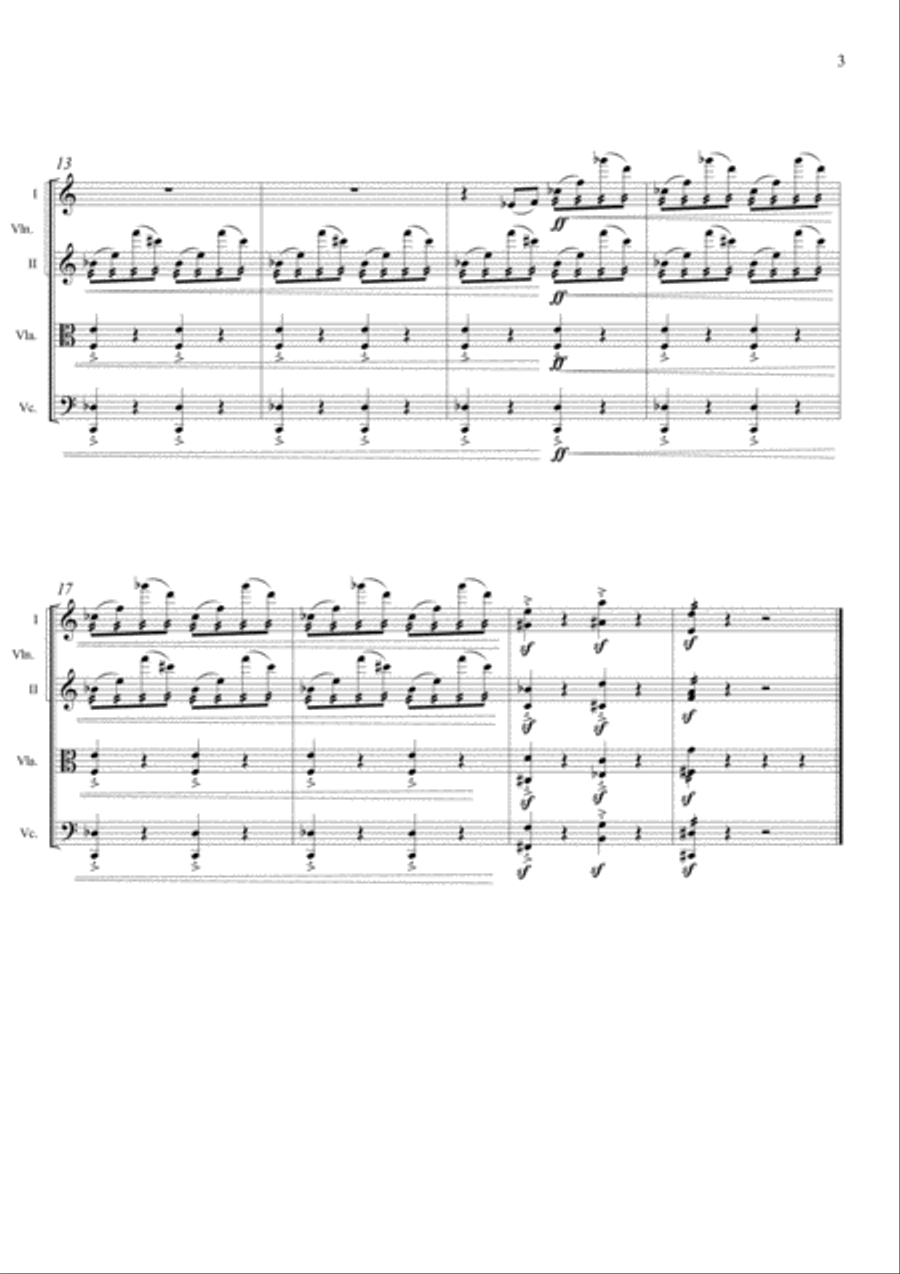 Six images for String Quartet String Quartet scores gallery preview page 3