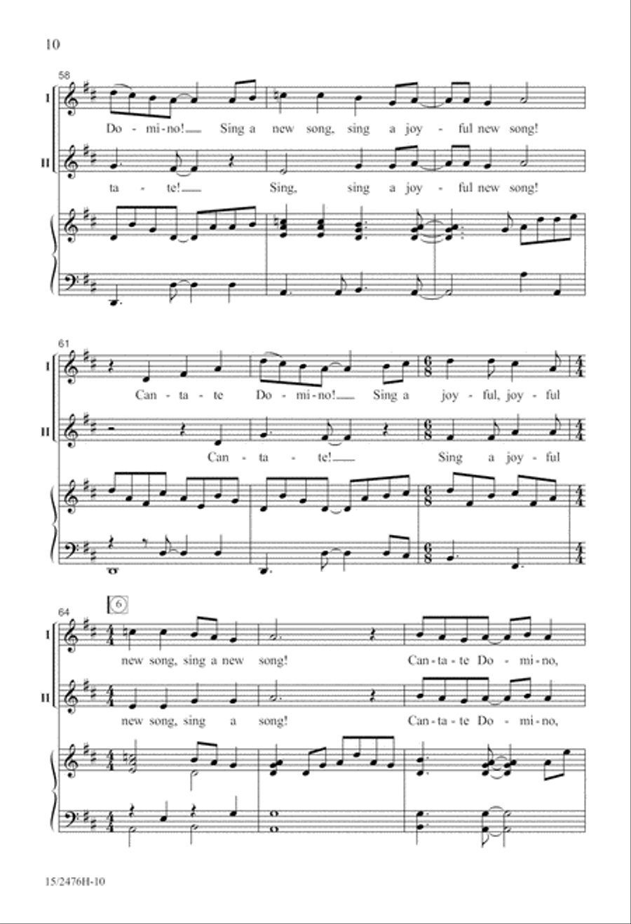 A Joyful Song 2-Part scores gallery preview page 11