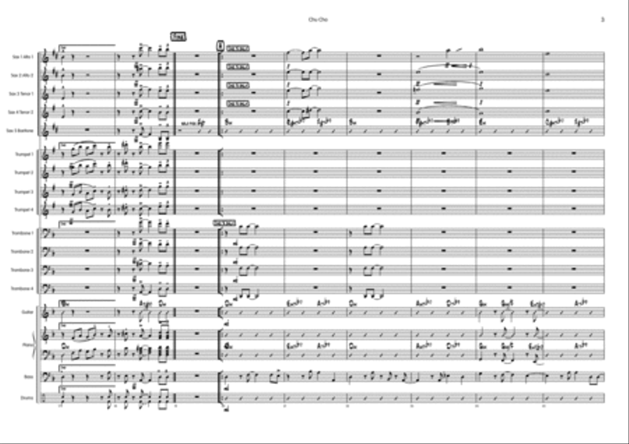 Chucho Big Band scores gallery preview page 4