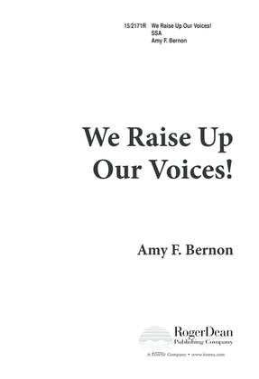 Book cover for We Raise Up Our Voices!