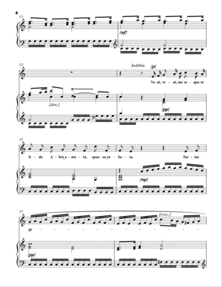 VIVALDI Antonio: Veni, veni, me sequere fida, aria from the oratorio 