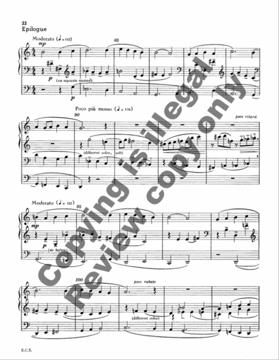 Partita on Baruch Haba Partita on Baruch Haba Organ scores gallery preview page 14