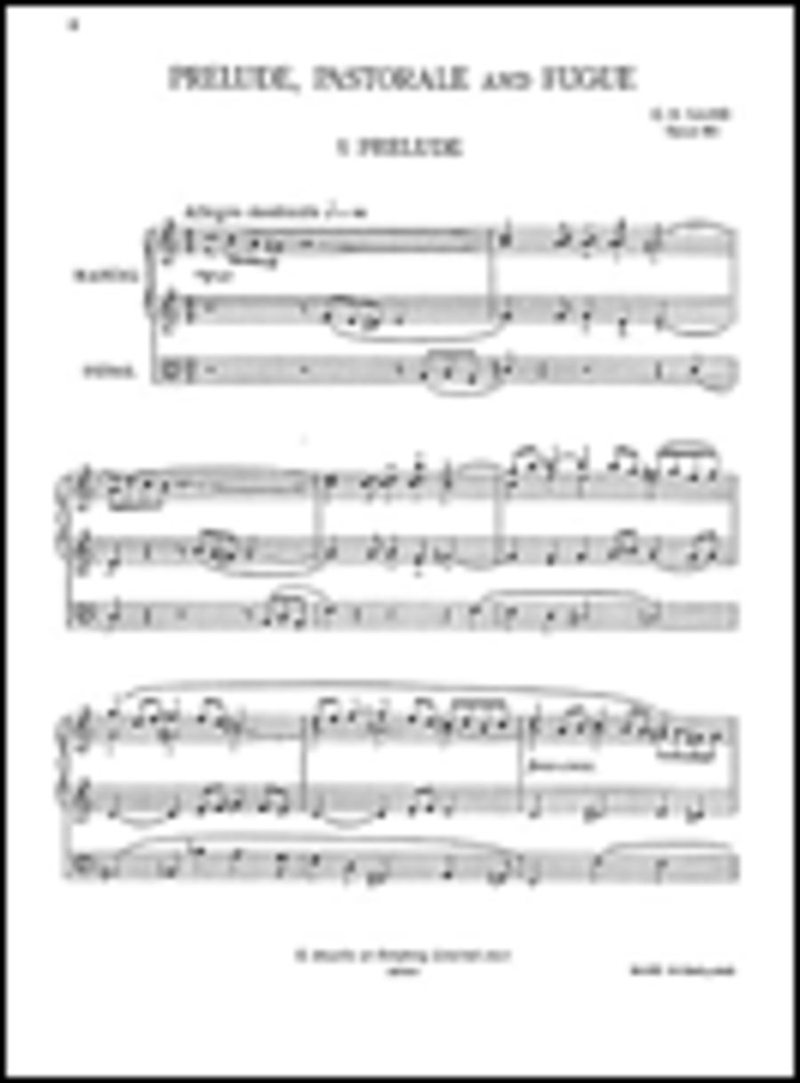 C.S. Lang: Prelude, Pastorale & Fugue for Organ