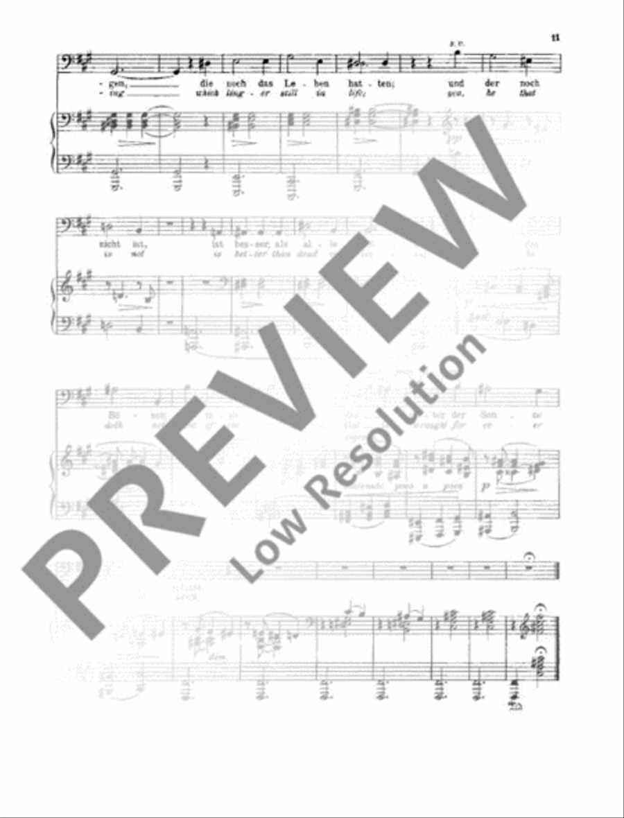 4 ernste Gesänge Bass Voice scores gallery preview page 12