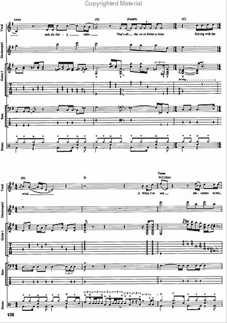 Jimi Hendrix – Experience Hendrix Guitar Tablature scores gallery preview page 3