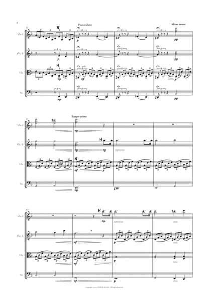 Moonlight Sonata for String Quartet image number null