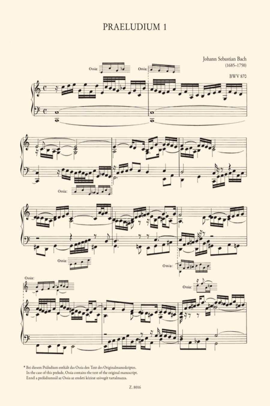 Das wohltemperierte Klavier BWV 870-893 II Piano Solo scores gallery preview page 2