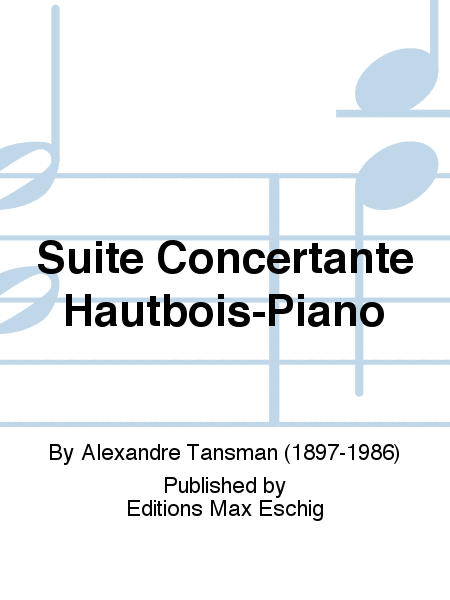 Suite Concertante Hautbois-Piano