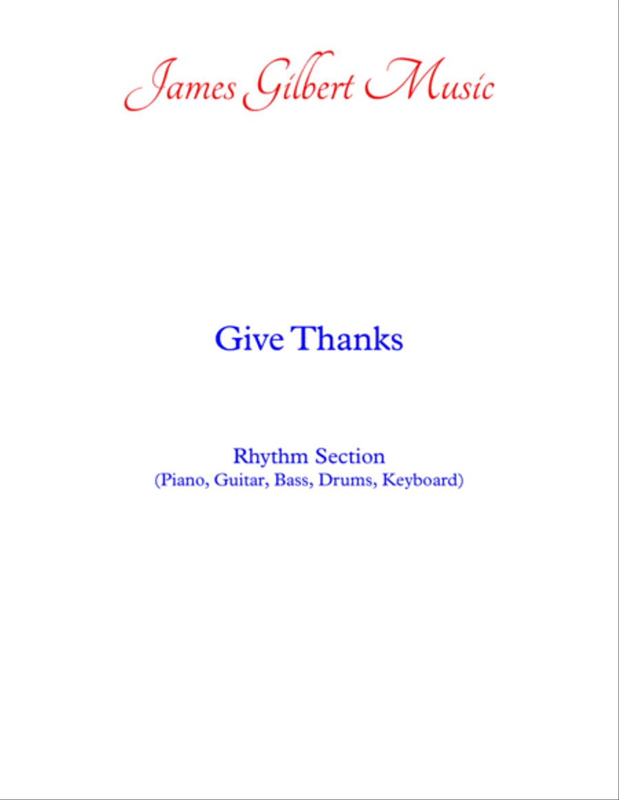 Give Thanks Large Ensemble scores gallery preview page 1