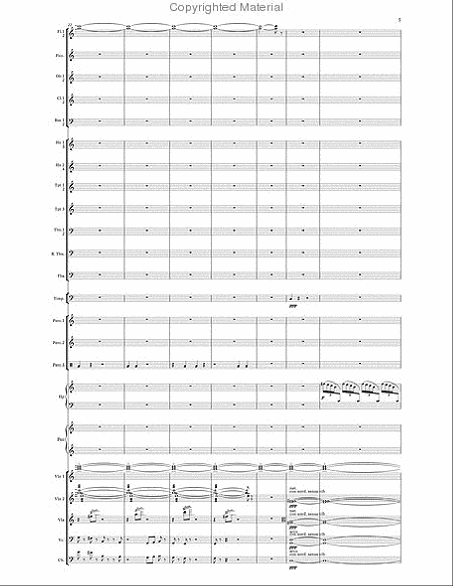 De Profundis ad Lucem De Profundis ad Lucem Orchestra scores gallery preview page 3