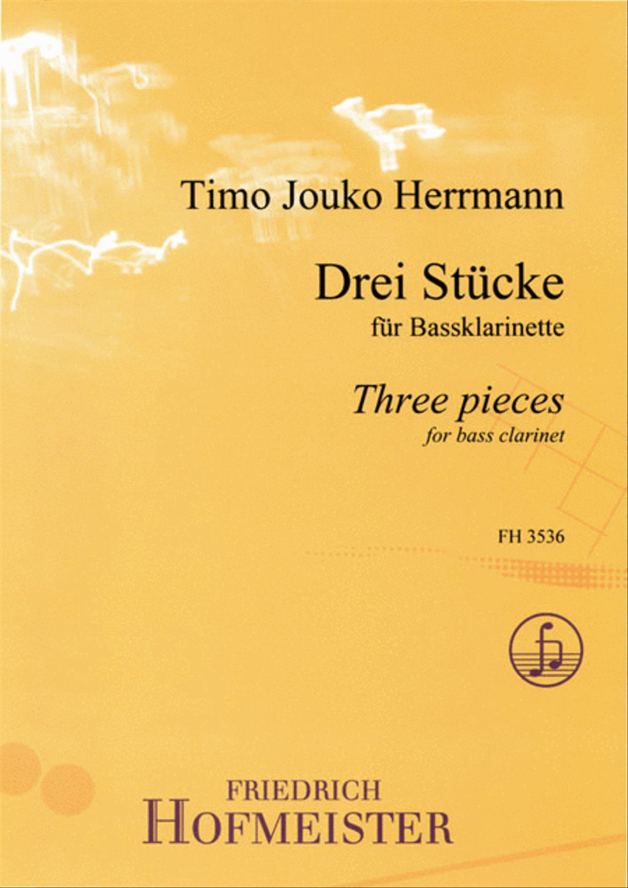 Drei Stücke Bass Clarinet scores gallery preview page 1