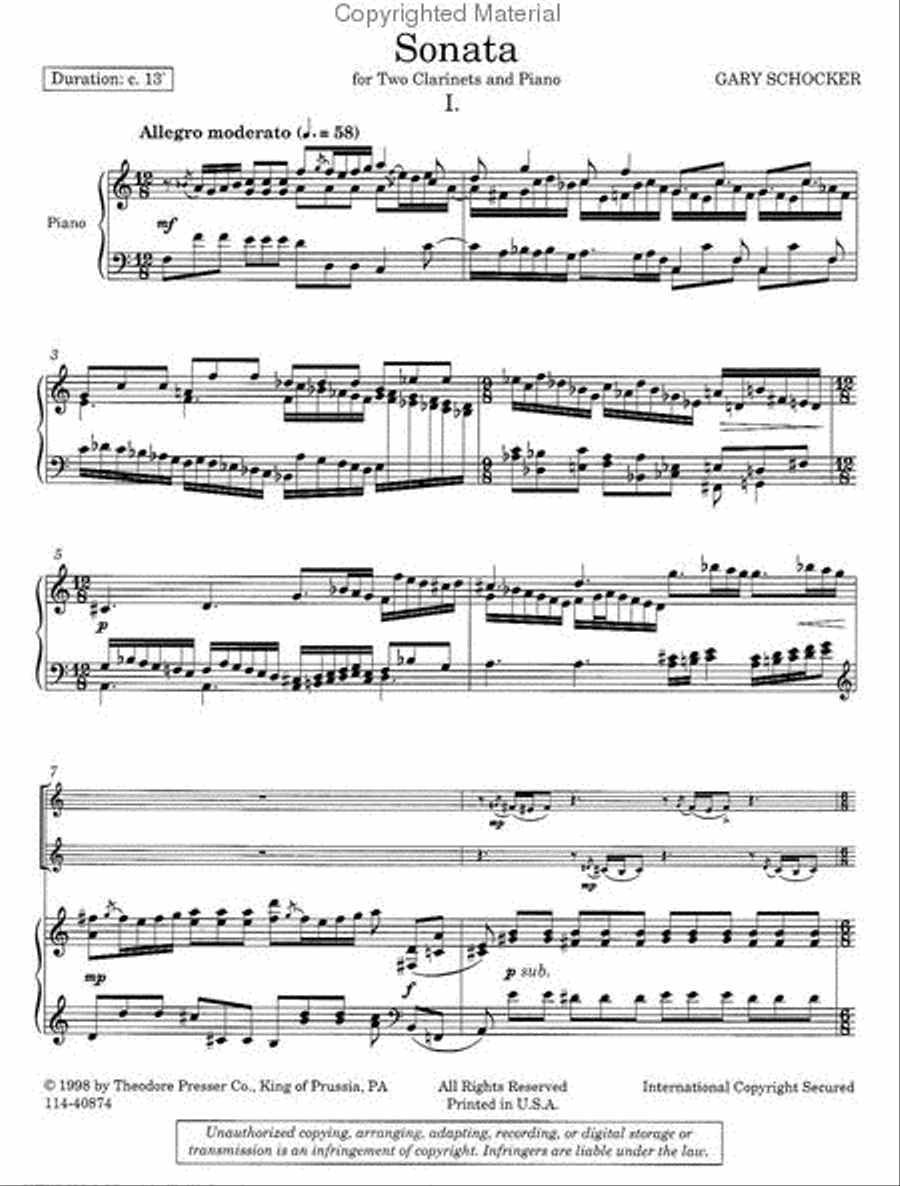 Sonata Chamber Music scores gallery preview page 2