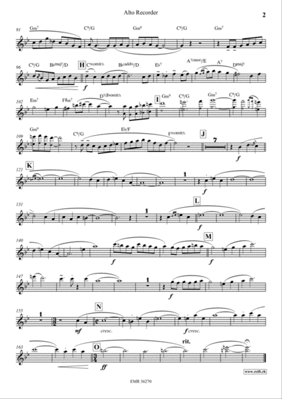 Summertime Alto Recorder scores gallery preview page 3