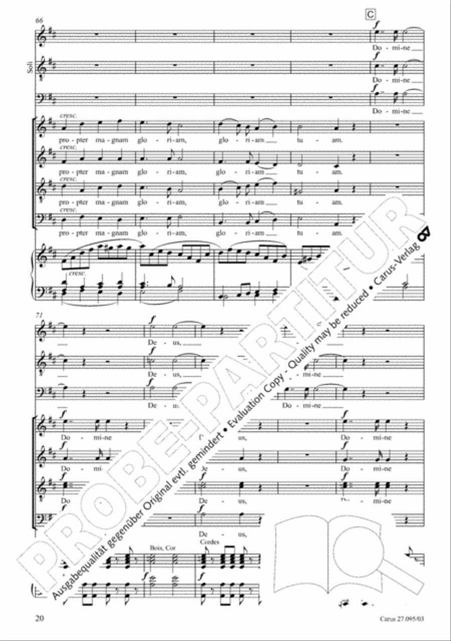 Messe solennelle de sainte Cecile Messe solennelle de sainte Cecile STB scores gallery preview page 21