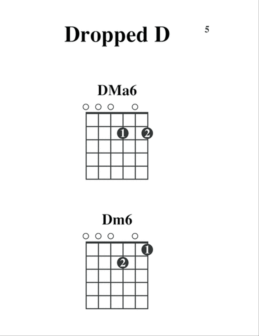 Open Tuning Guitar Chords Made Easy Acoustic Guitar scores gallery preview page 6