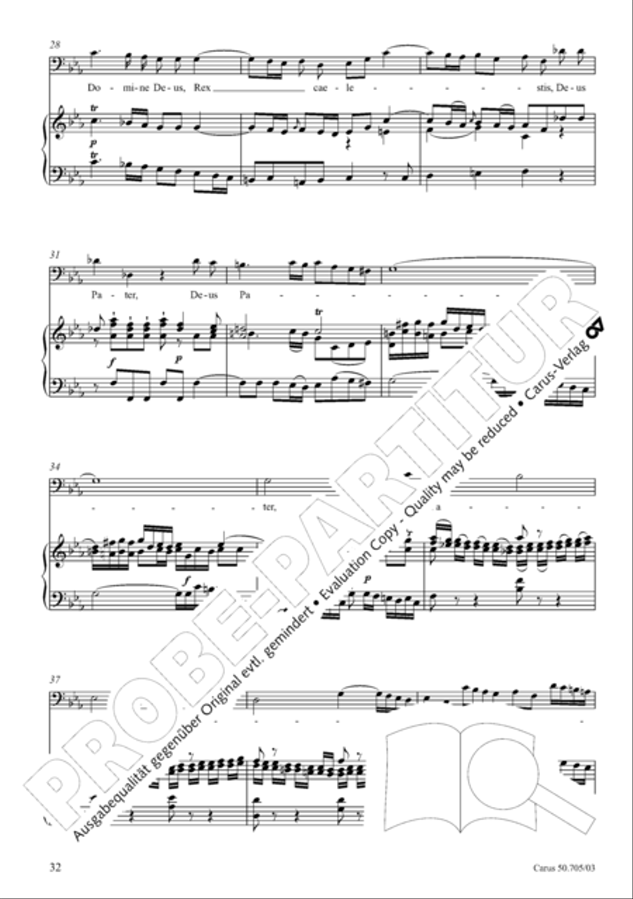 Missa in g. Hasse-Werkausgabe IV/3 4-Part scores gallery preview page 41